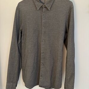 lululemon athletica Gray Casual Button Down Shirt